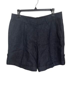 Lafayette 148 Pure Linen Relaxed Leg Shorts